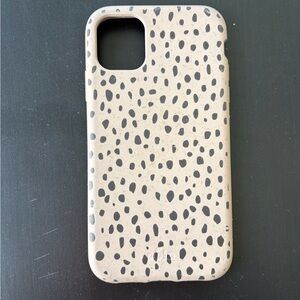 Pela Spotted Black and Cream iPhone 11 Phone Case